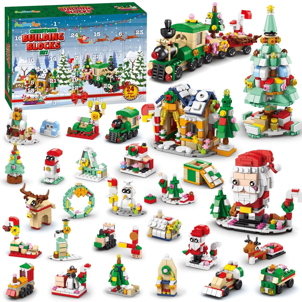 Building Blocks Christmas Advent Calendar Fun Little Toys funlittletoys