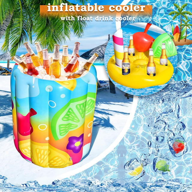 Inflatable Giant Tropical Cocktail Beverage Cooler – Funlittletoys