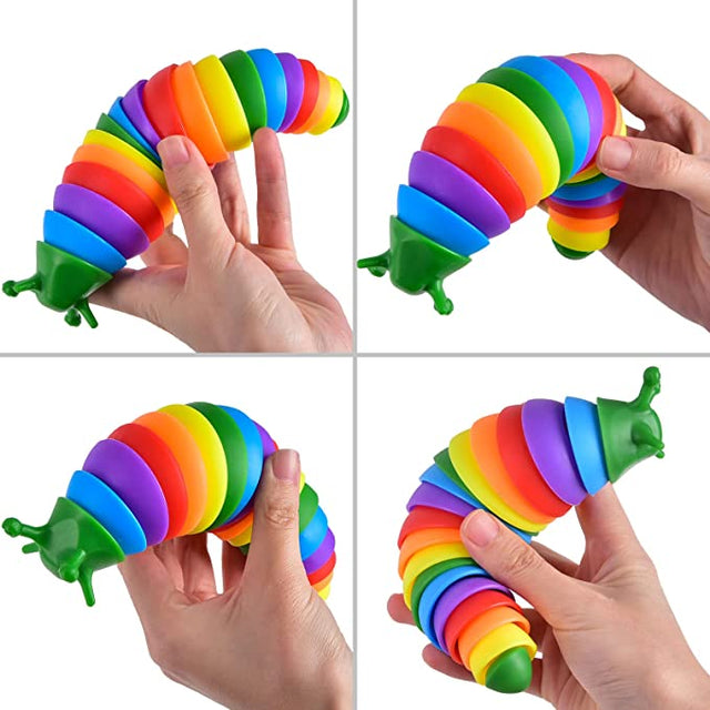 3PCS Fidget Slug Stress Relief Toys - PopFun