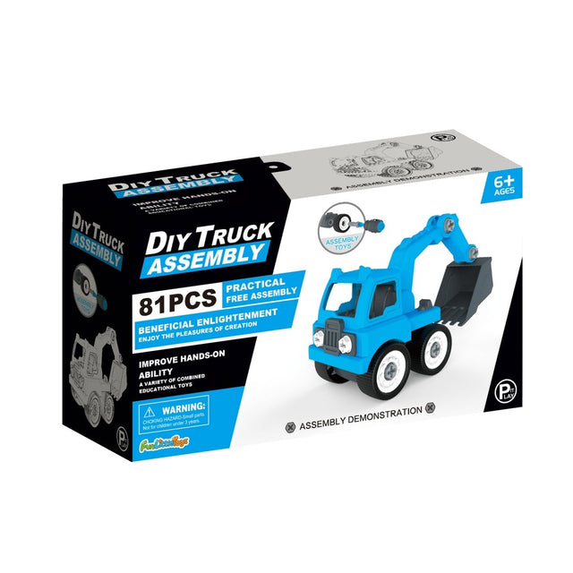 Blue Toy Construction Truck-wholesale | PopFun