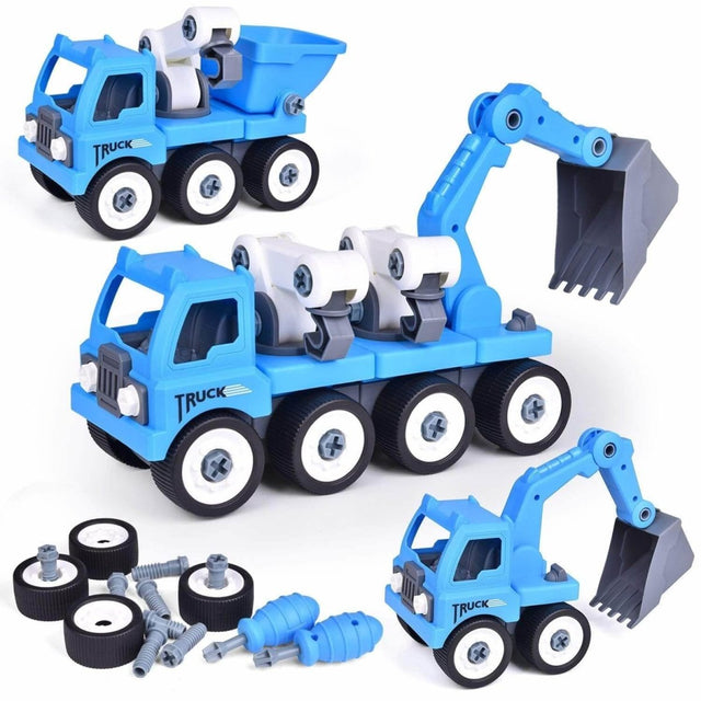 Blue Toy Construction Truck-wholesale | PopFun