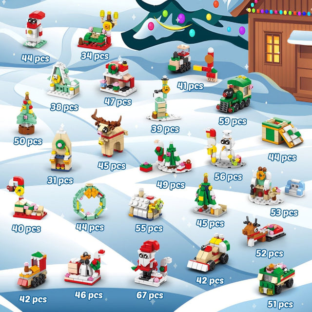 Building Blocks Christmas Advent Calendar - PopFun