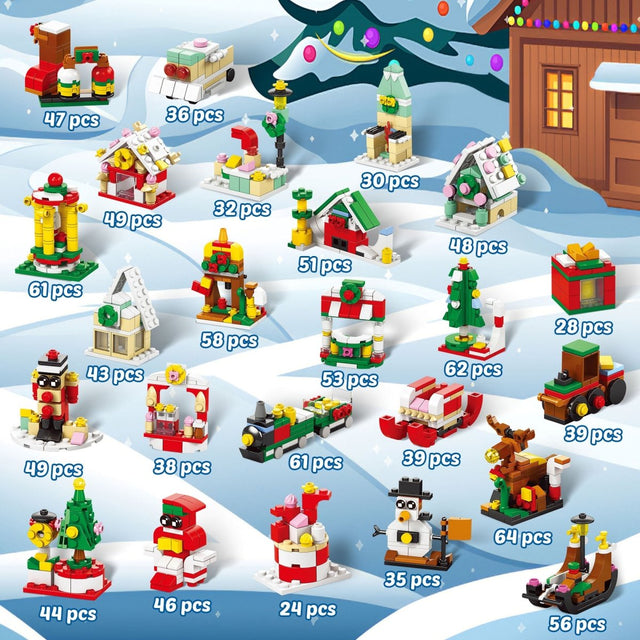 Building Blocks Christmas Advent Calendar - PopFun