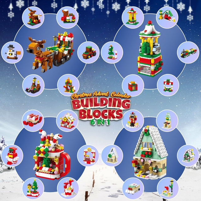 Building Blocks Christmas Advent Calendar - PopFun