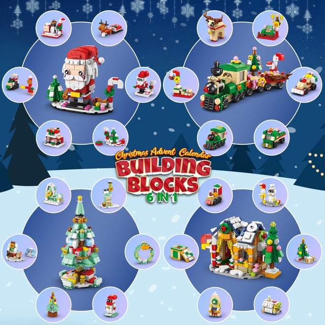 Building Blocks Christmas Advent Calendar - PopFun