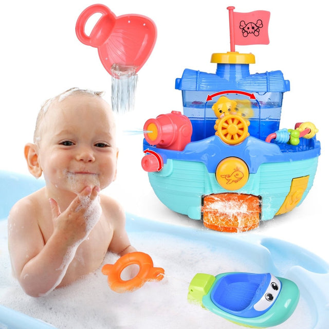 Captain Bear's Pirate Ship Set, 8 pcs - Wholesale - PopFun