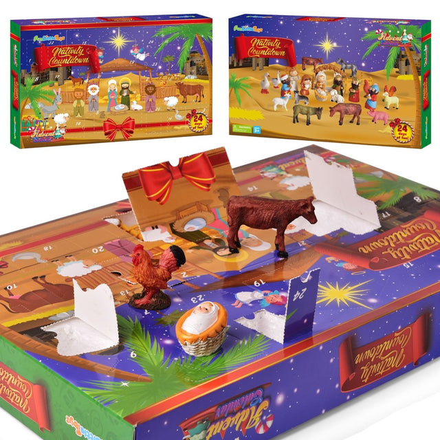 Christmas Advent Calendar Nativity Scene Set - PopFun