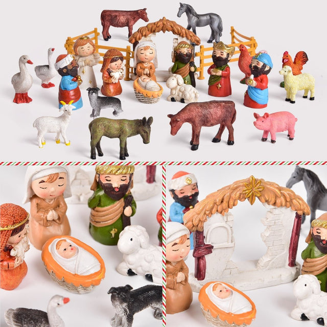 Christmas Advent Calendar Nativity Scene Set - PopFun