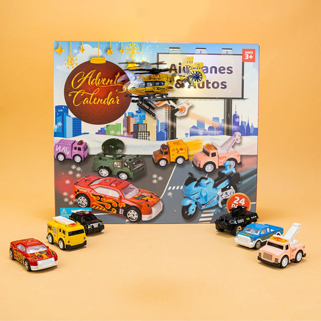 Christmas Surprise Countdown Advent Calendar with Cars - Wholesale - PopFun