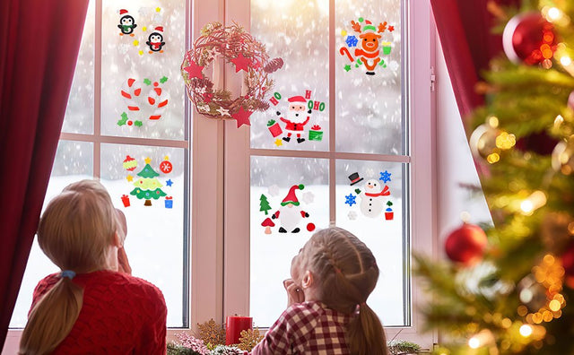 Christmas Window Sticker Decorations - PopFun