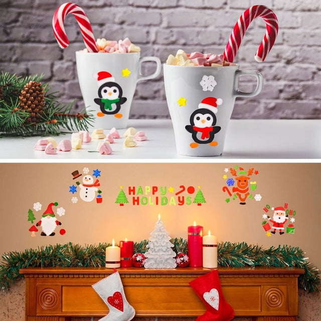 Christmas Window Sticker Decorations - PopFun