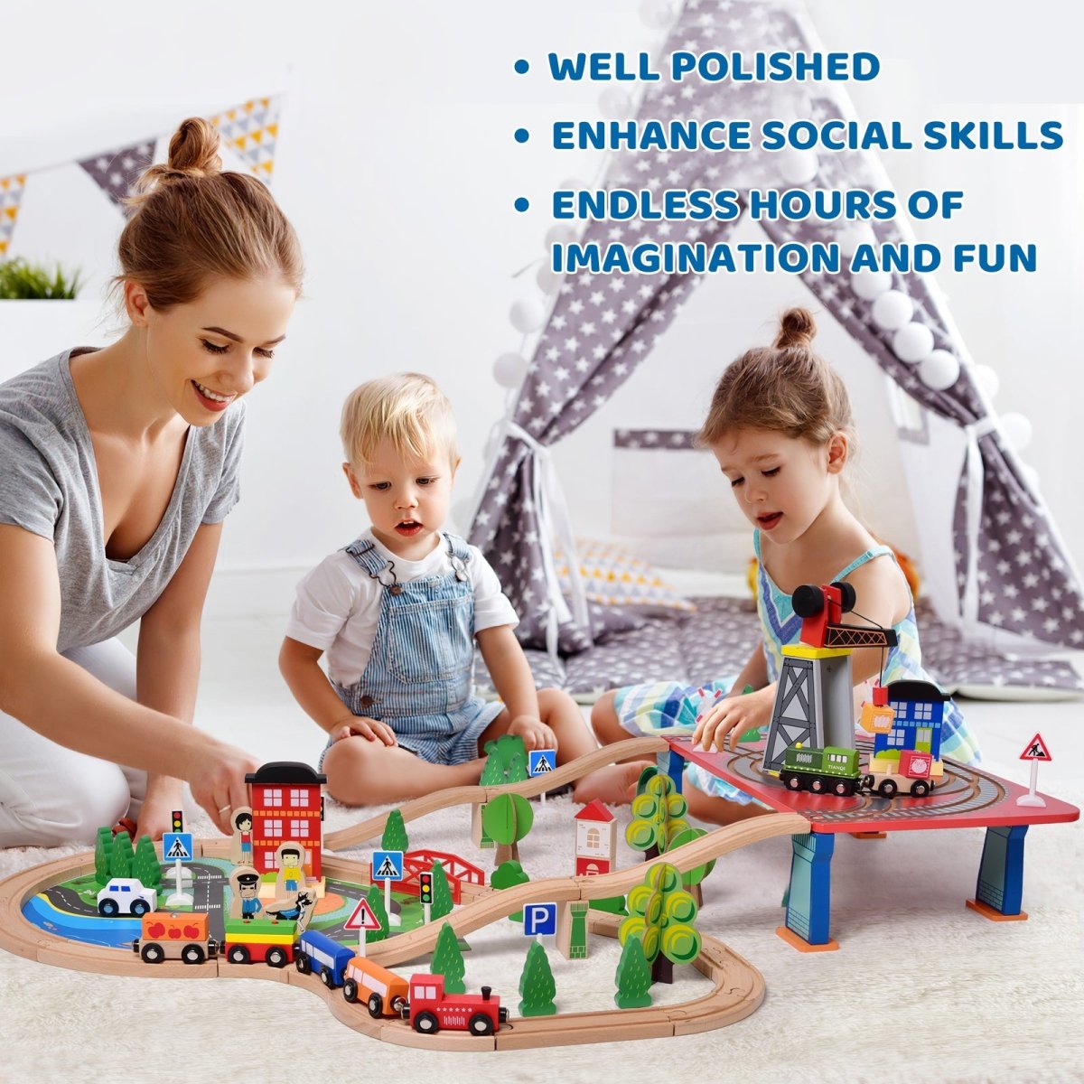 Fun little toys train set online