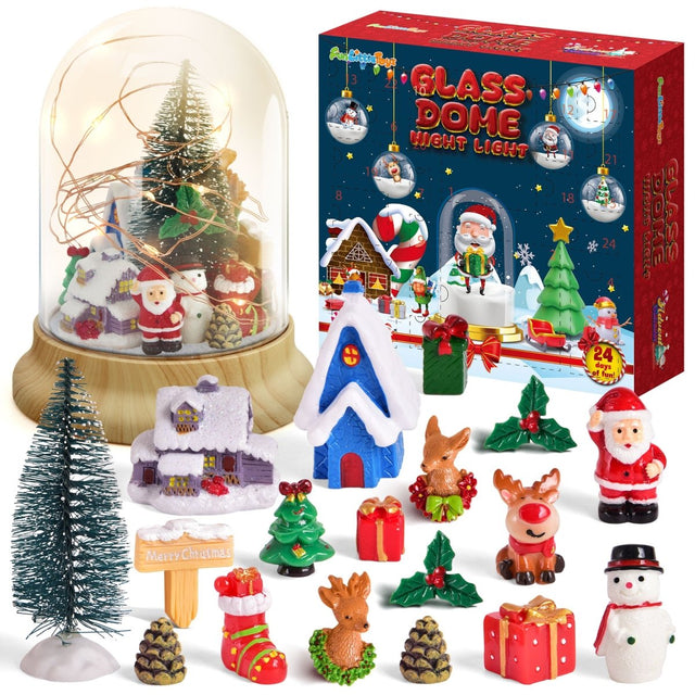 Glass Dome Night Light Advent Calendar - PopFun