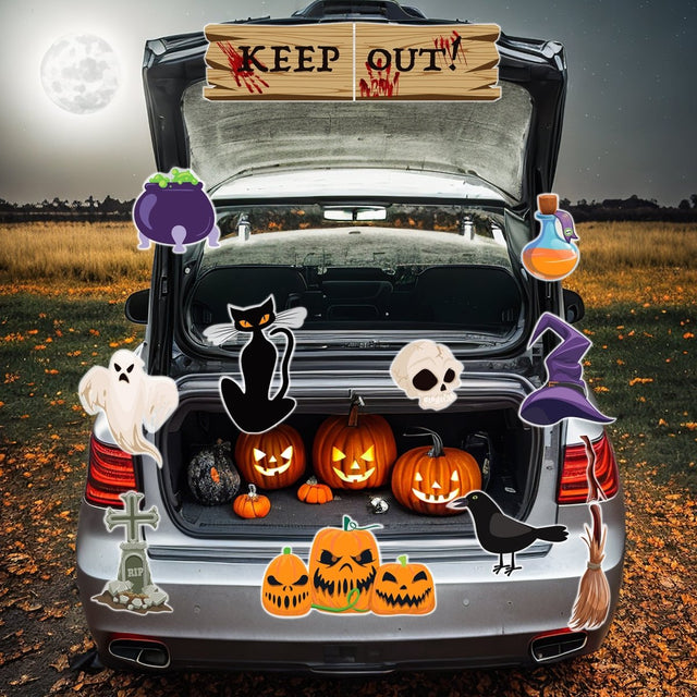 Halloween Trunk or Treat Car Decorations Kit - PopFun