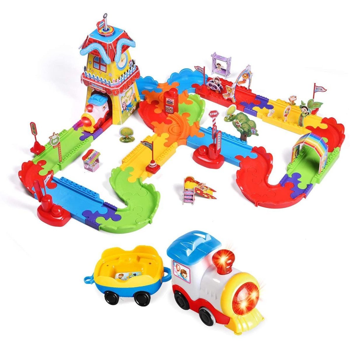 Kids Train Sets with Flexible Railway Build Sets Fun Little Toys funlittletoys