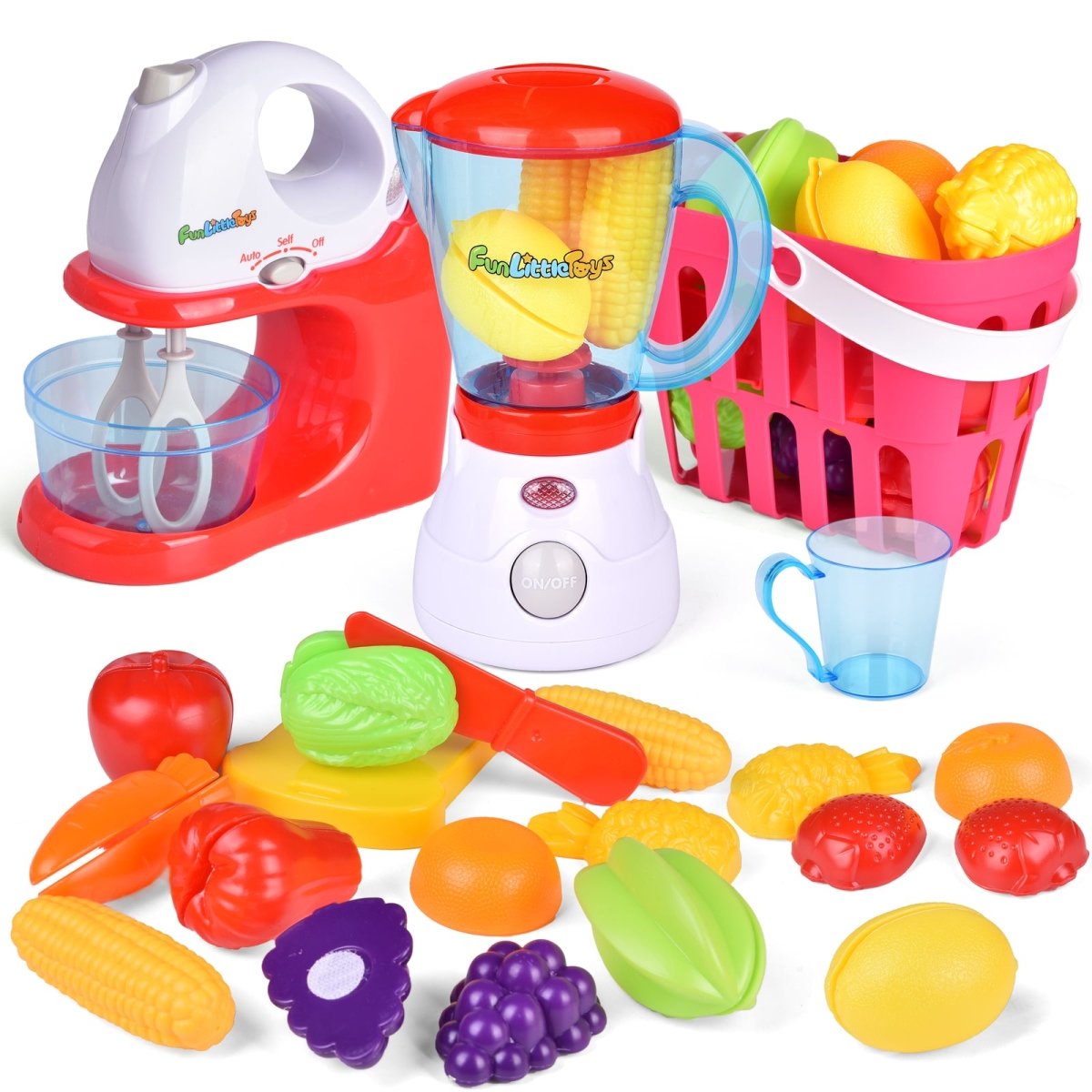 Kitchen Pretend Play Set Fun Little Toys funlittletoys