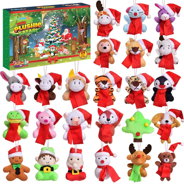 Mini Plushie Safari Advent Calendar - PopFun