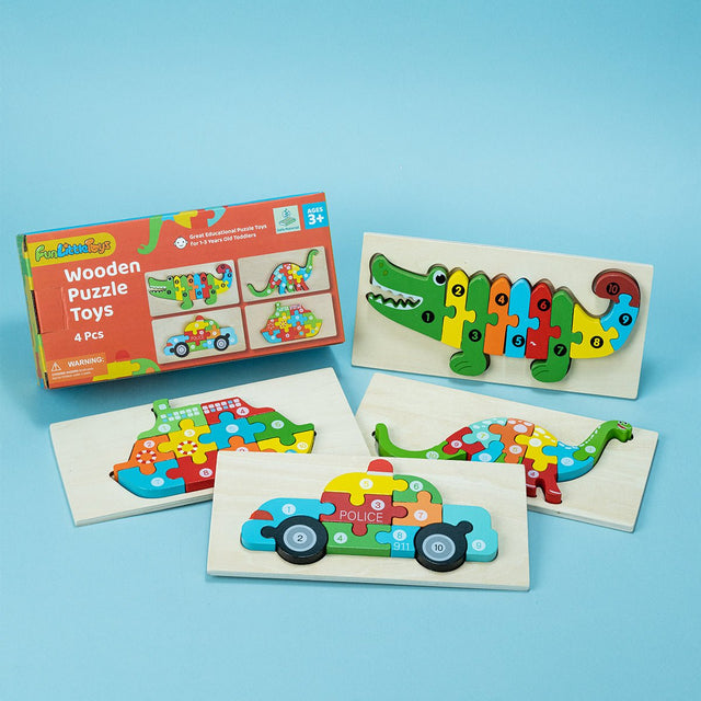 Montessori Wooden Puzzle for Toddlers - Wholesale - PopFun