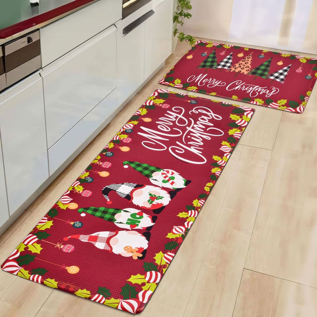 Red Christmas Elf Table Mat - PopFun