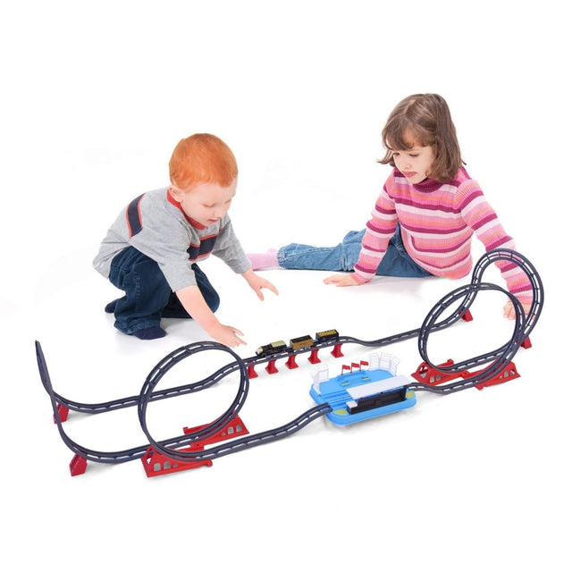 Toy Train Station with Track-Wholesale - PopFun