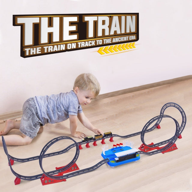 Toy Train Station with Track-Wholesale - PopFun