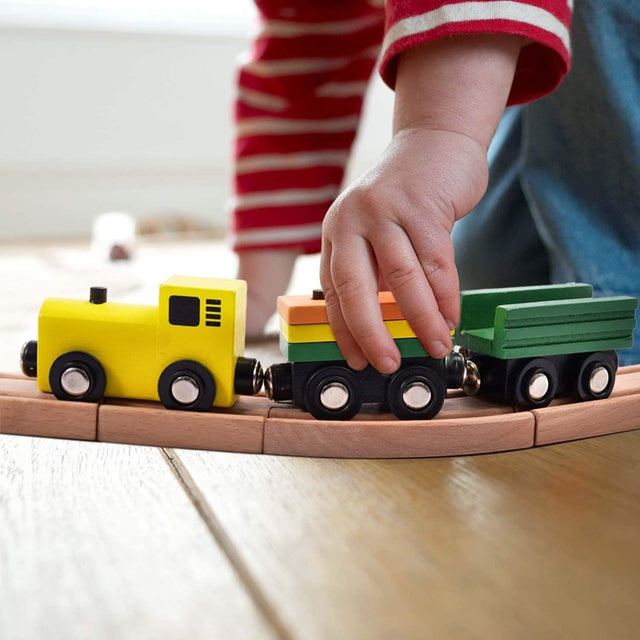 Wooden Farm Tractor Set - PopFun